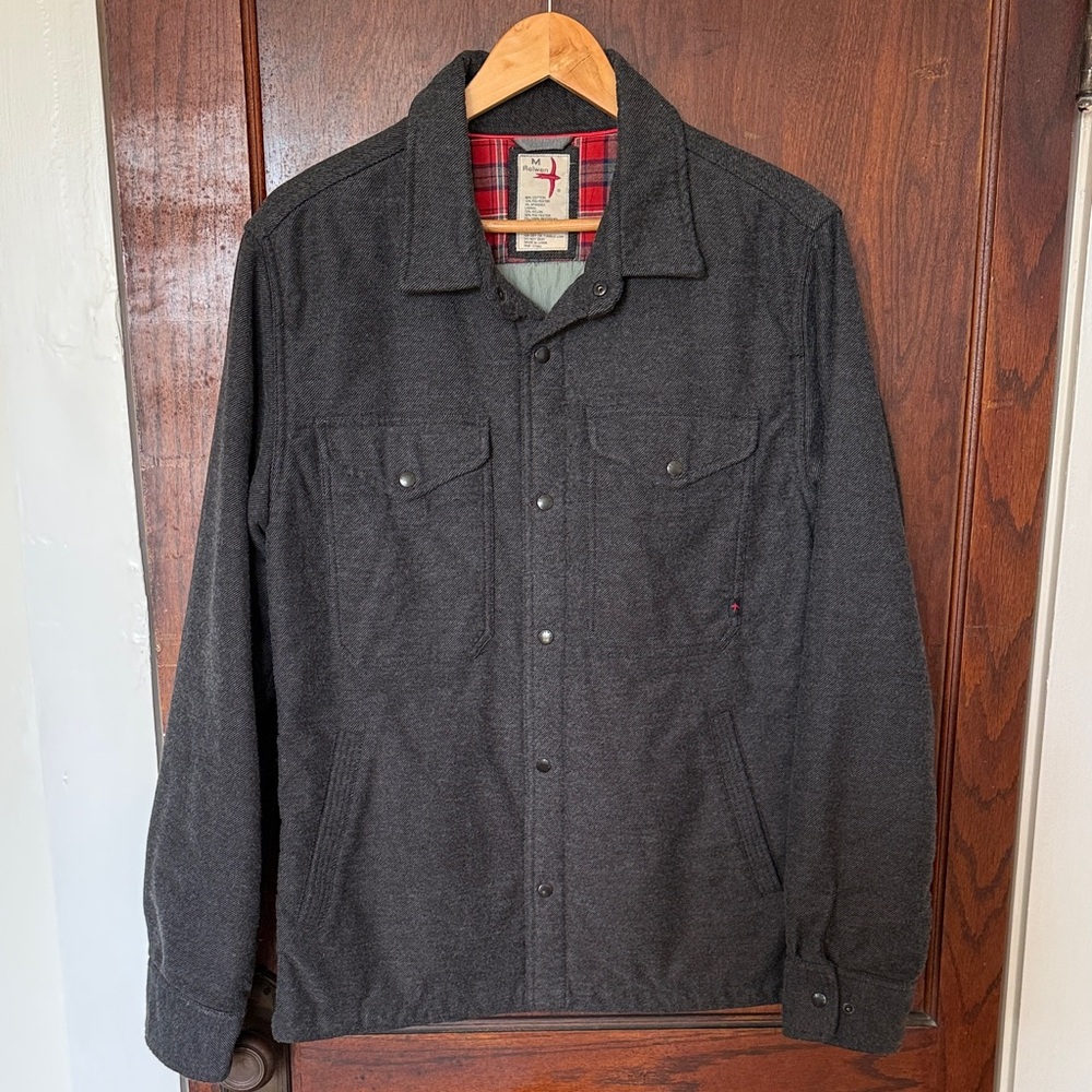 Relwen Insulated Shirt Jacket - Charcoal, Size M